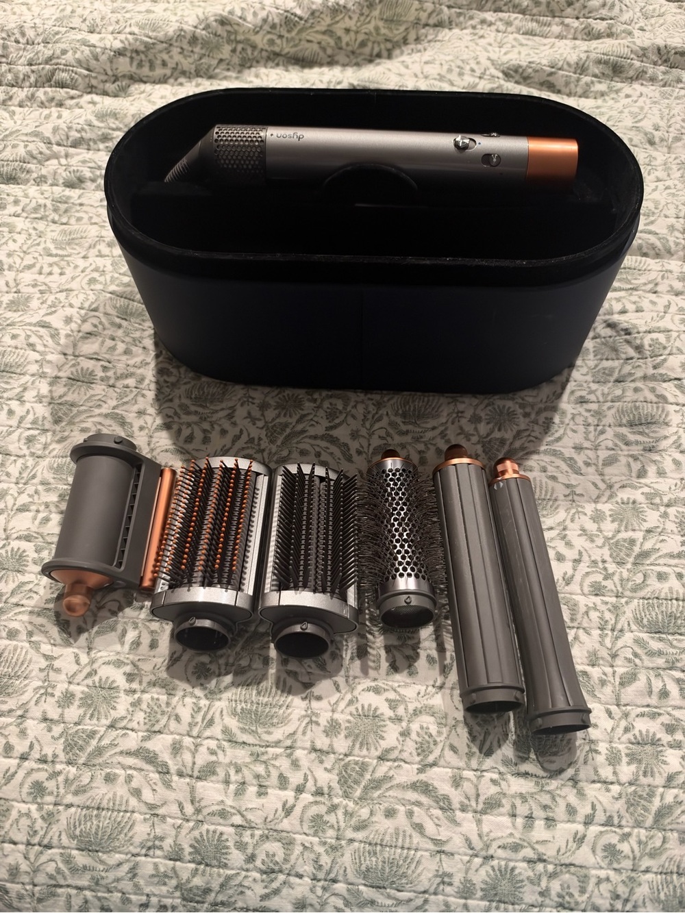 Dyson Hair Styler Attachment Kit - Gray with Copper Accents